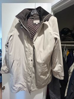 Like new, lined jacket! Rain or cool weather.