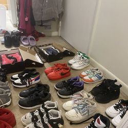 Jordan’s And Nikes Szs 2y-13mens 