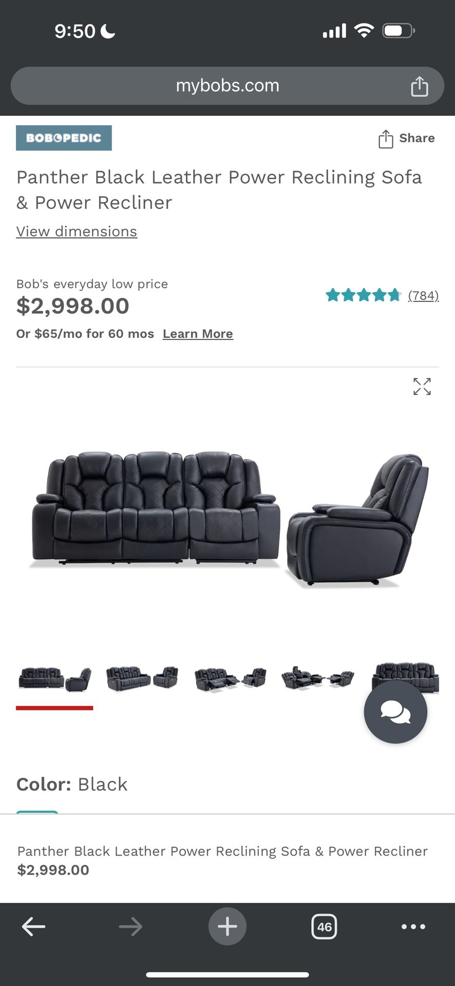 Panther Power Recliner Couch And Seat