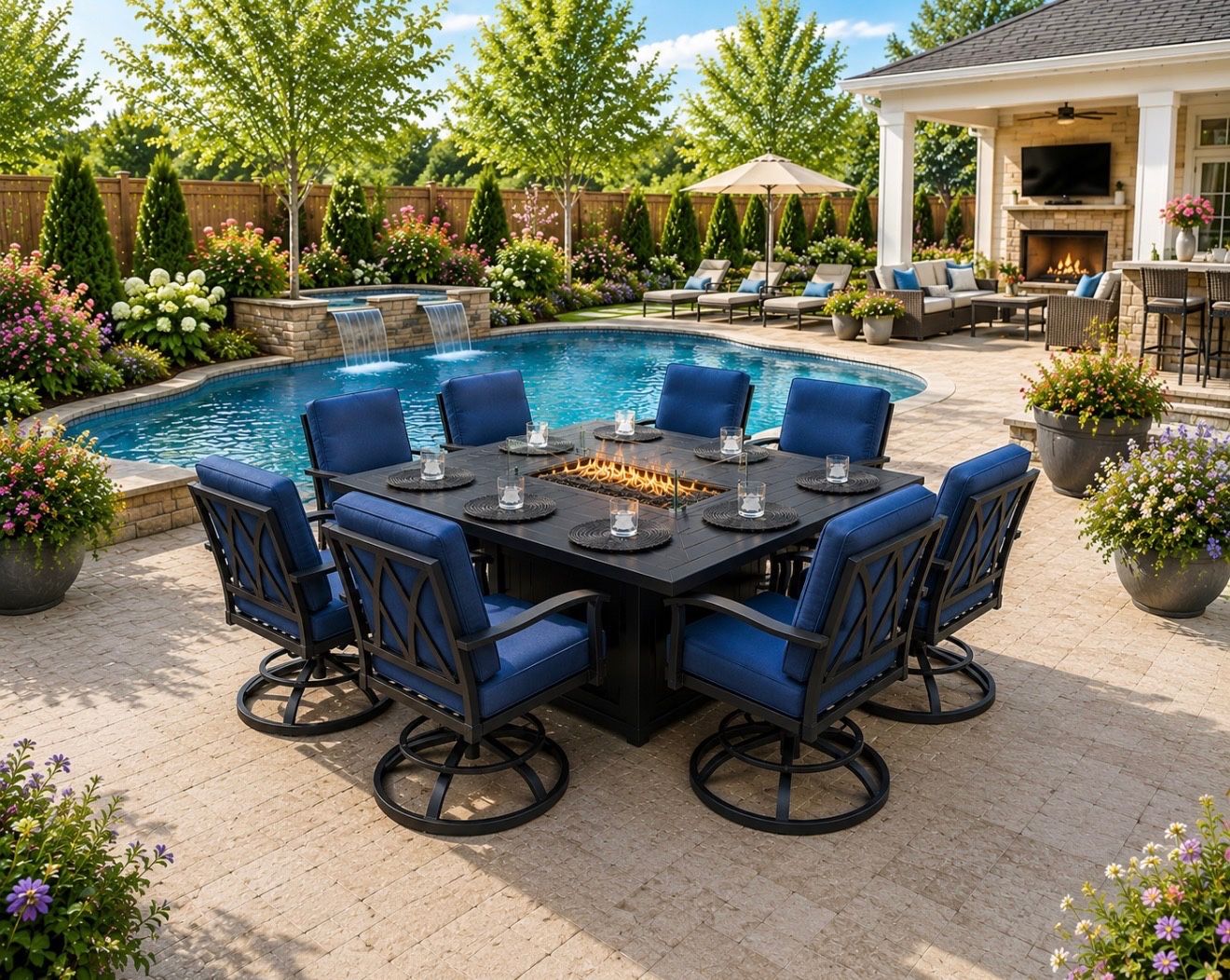Brand New Patio Outdoor Dining Table Set