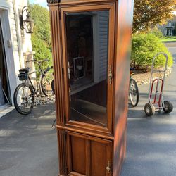 2 Living Room Curio Cabinets.
