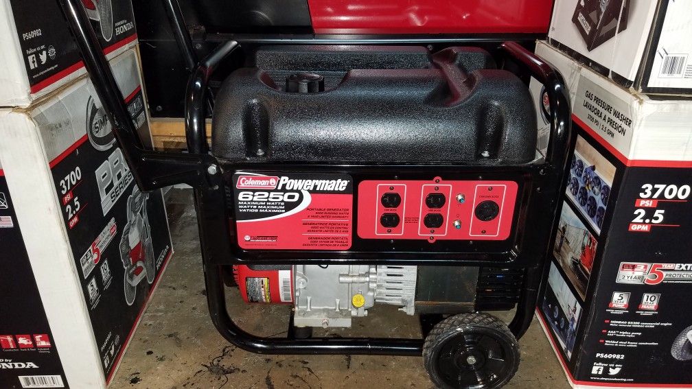 6250 WATTS PORTABLE GENERATOR BRAND NEW NEVER USED