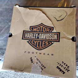 Harley Davidson Bikers Boots Color Black Size US 9 