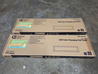 Commercial electric led color changing flat panel $40 EACH