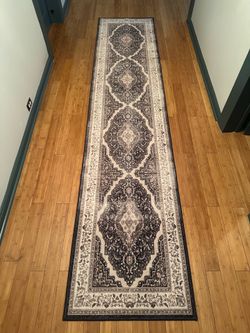 12’x2.5’ Tufted Ruggable Persian Runner - Brand New