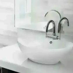 Modern Ceramic Vessel Sink - Vanity Bowl - Large Oval White..... CHECK OUT MY PAGE FOR MORE ITEMS