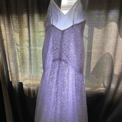 Mermaid Lace Wedding Dress / Beach /prom Unaltered Size 14 ,