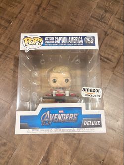 2021 Funko Pop! Marvel Avengers Deluxe #758: Victory Shawarma Captain America