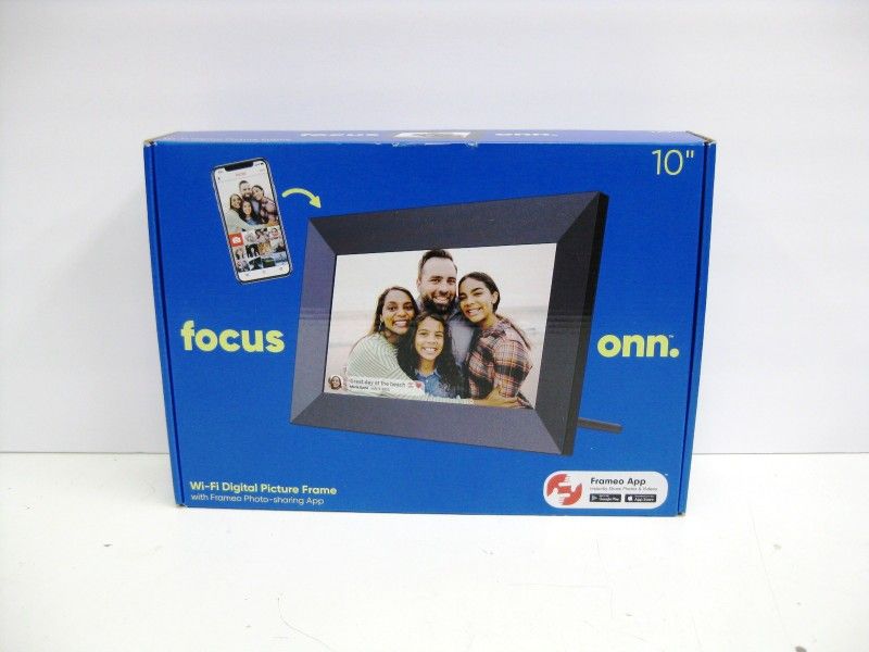 ONN Focus 10” Wi-Fi Digital Picture Frame NEW