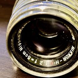 Nikon Nikkor Lens 50 mm. L 39. Vintage 