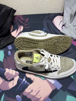 Travis Scott x Air Jordan 1 Low Golf “Neutral Olive” — Size 8.5