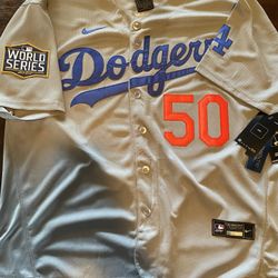 Dodgers Mookie Betts World Champions Jersey