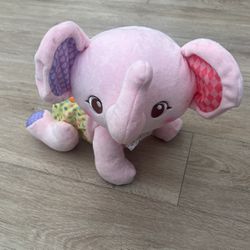 Vtech Pink Crawl Elephant Baby Toy 