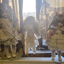 Three Porslin Dolls