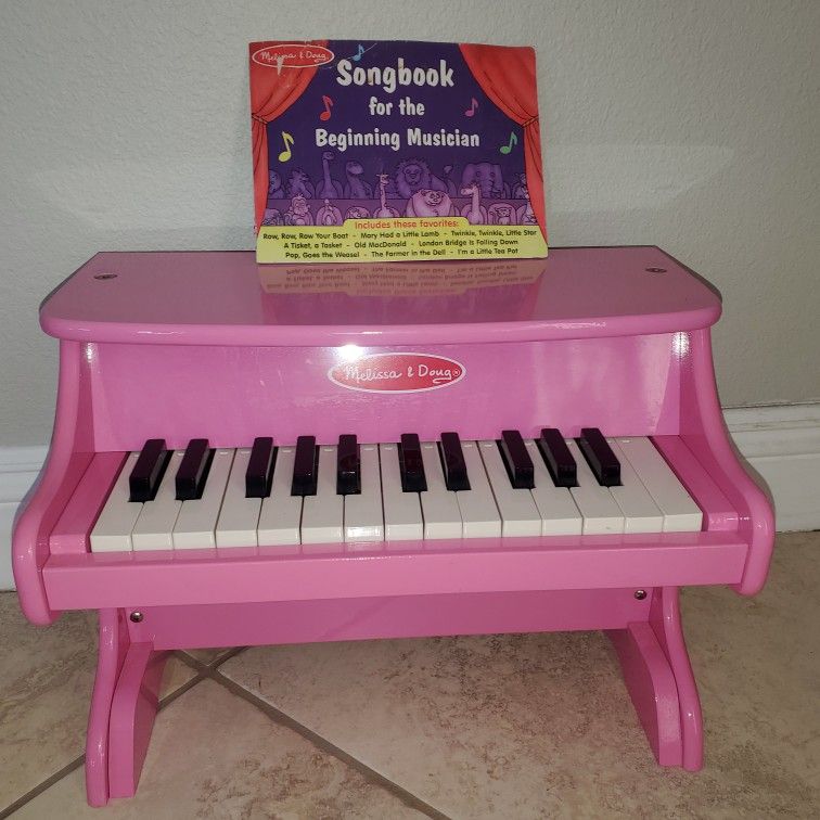 Melissa And Doug Pink Piano With Songbook