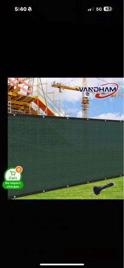 Privacy protection 5x25feet