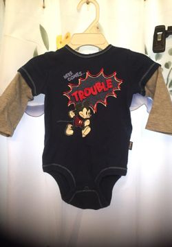 Mickey Mouse onesie size 9 months