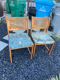 Free Rattan chairs with  solid wood