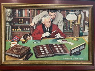 Pair of Norman Rockwell Art