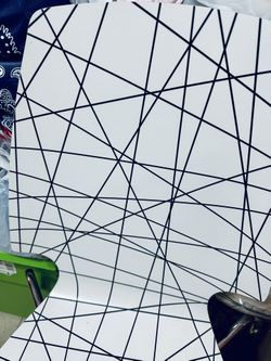 IKEA  White Dining Set Of Table 4 Confortable wide Chairs.