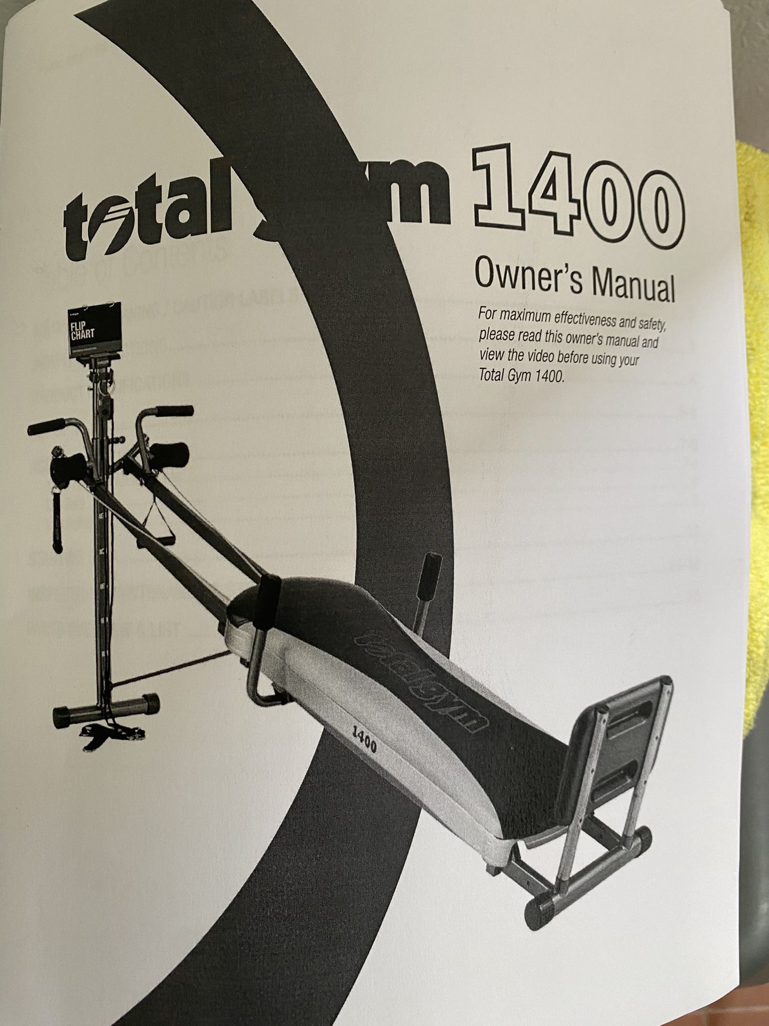 Total gym 1400- Like New