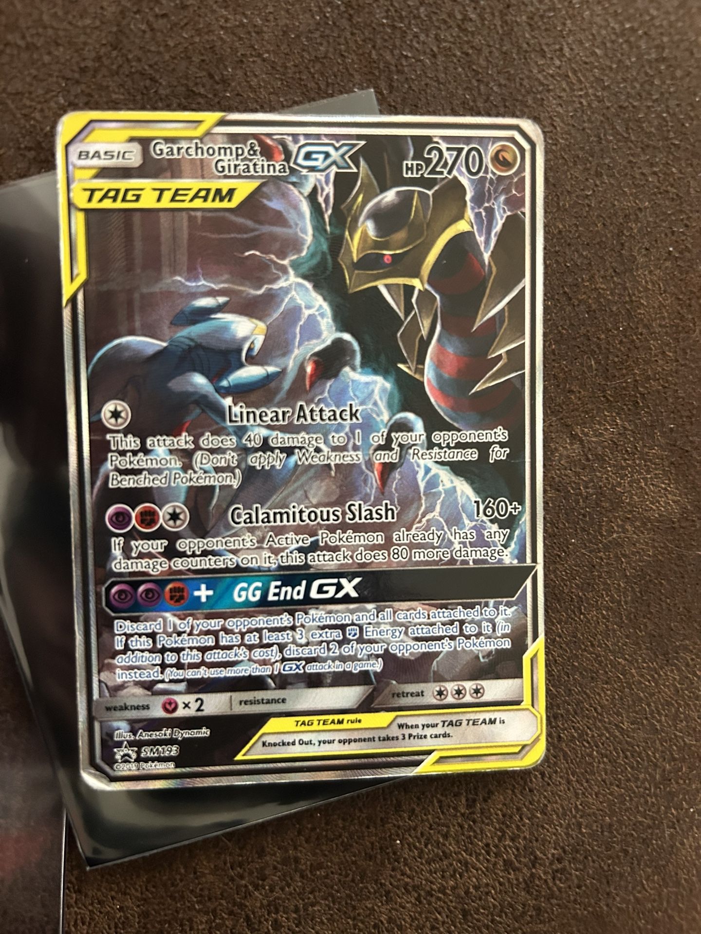 Garchomp And Garitina Gx Tag Team