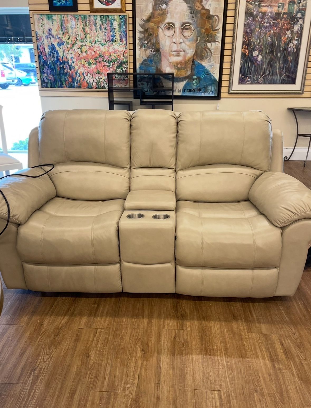 Leather Loveseat Recliner
