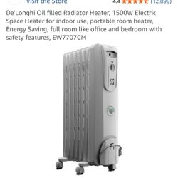 Delonghi Electric Oil Filled Radiator