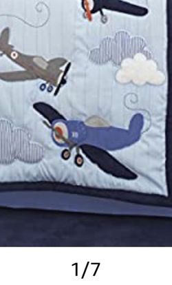 Airplane Crib Set
