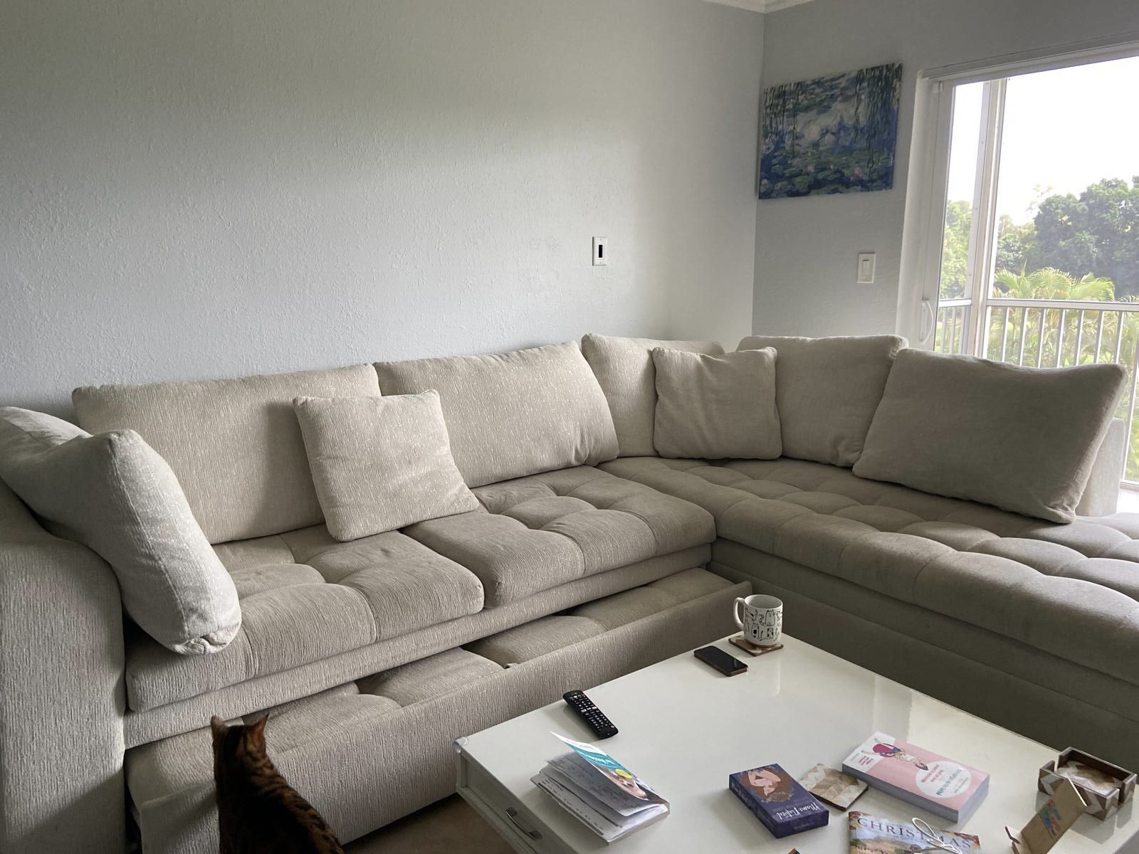 Sectional Sofa Couch Bed