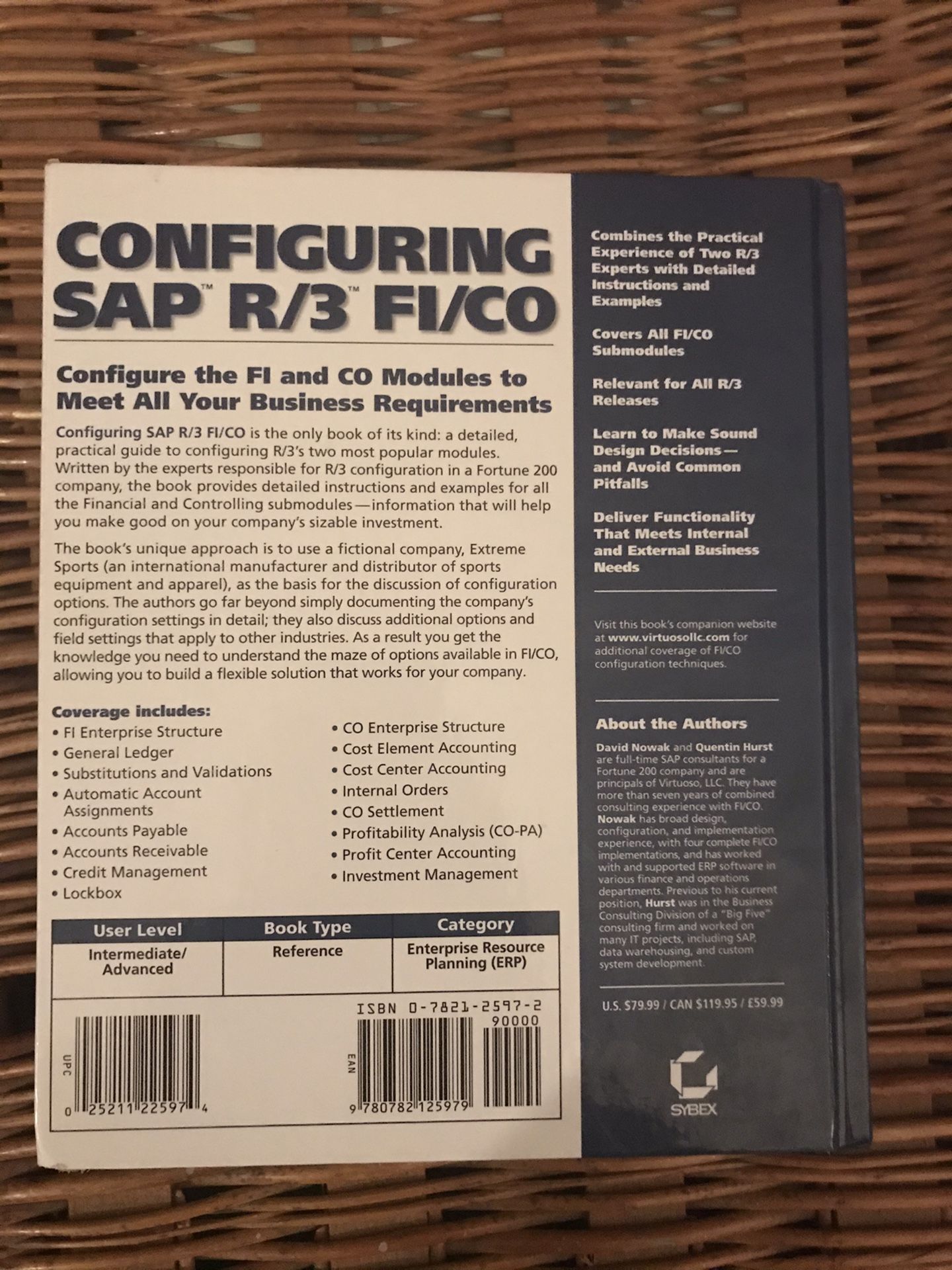 Configuring SAP R/3 FI/CO Hardcover Book