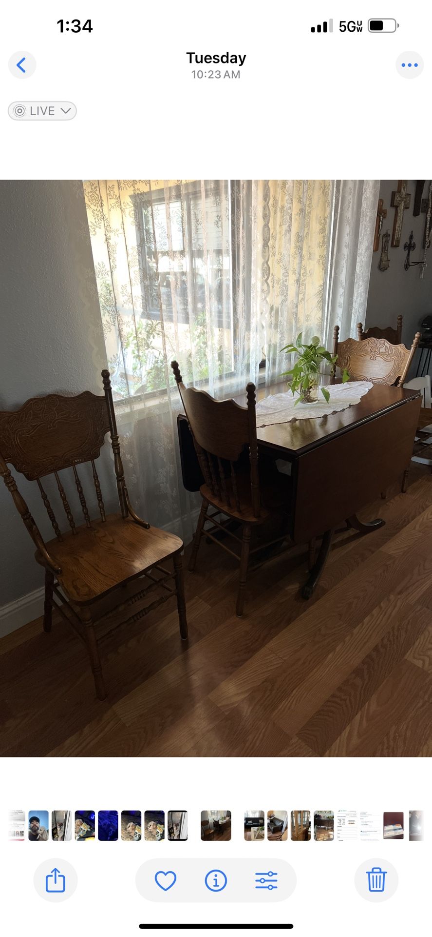 Antique Dinning Table In Very Good Condition