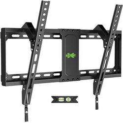 USX MOUNT UL Listed TV Wall Mount Tilting Brackets for Most 37"-90" Flat Curved Screen TVs with Max VESA 600x400mm, Weight Capacity 132lbs, Low Profil