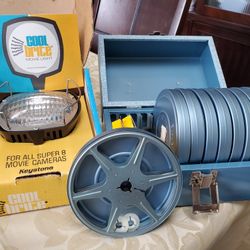 Old Movie Reels And Light