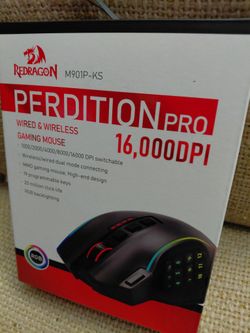 Redragon Perdition PRO 16,000 DPI Wireless Gaming Mouse 