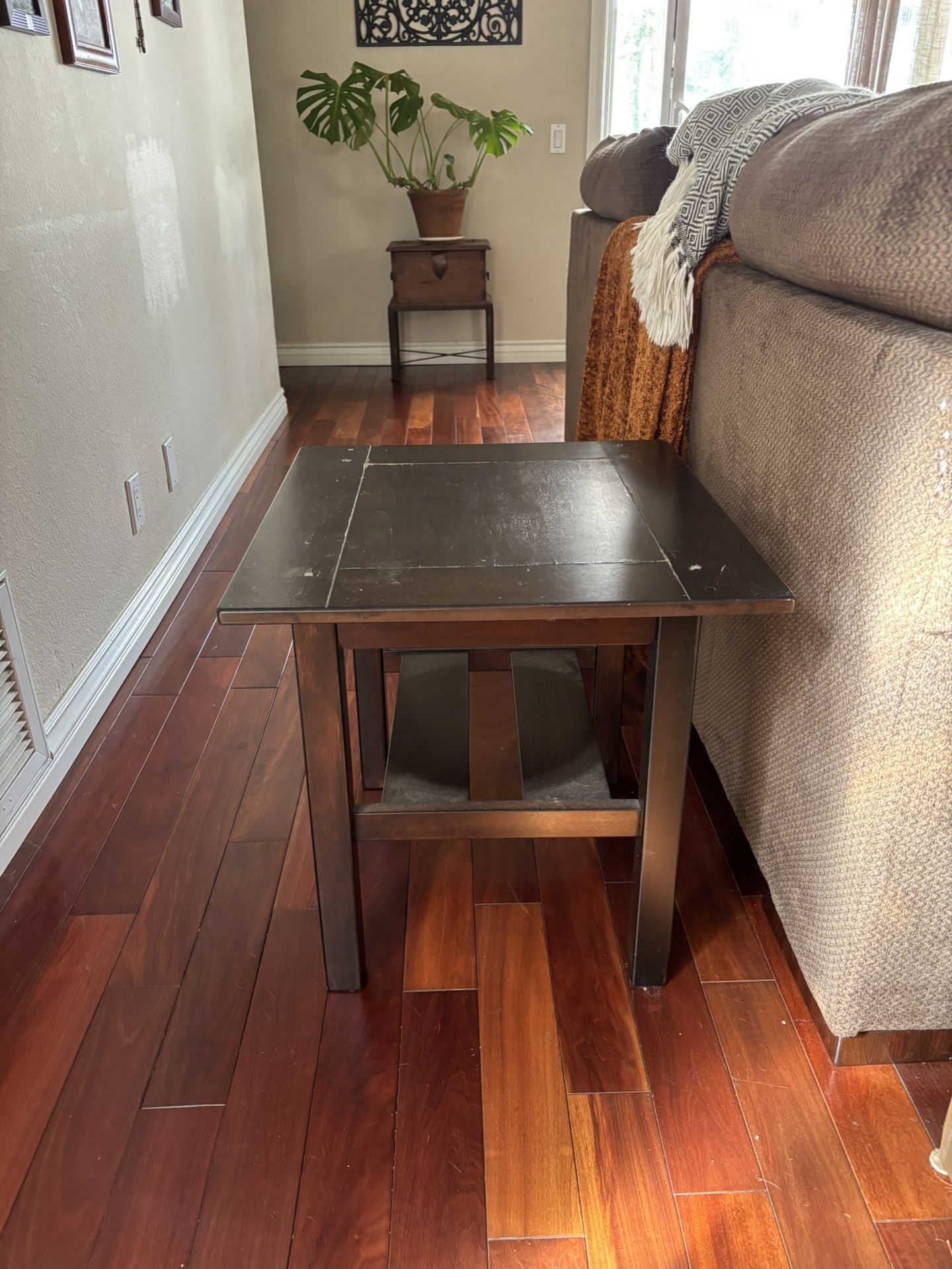 2 Wood End tables