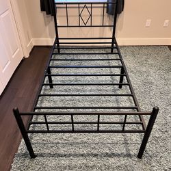 Twin metal bed frame