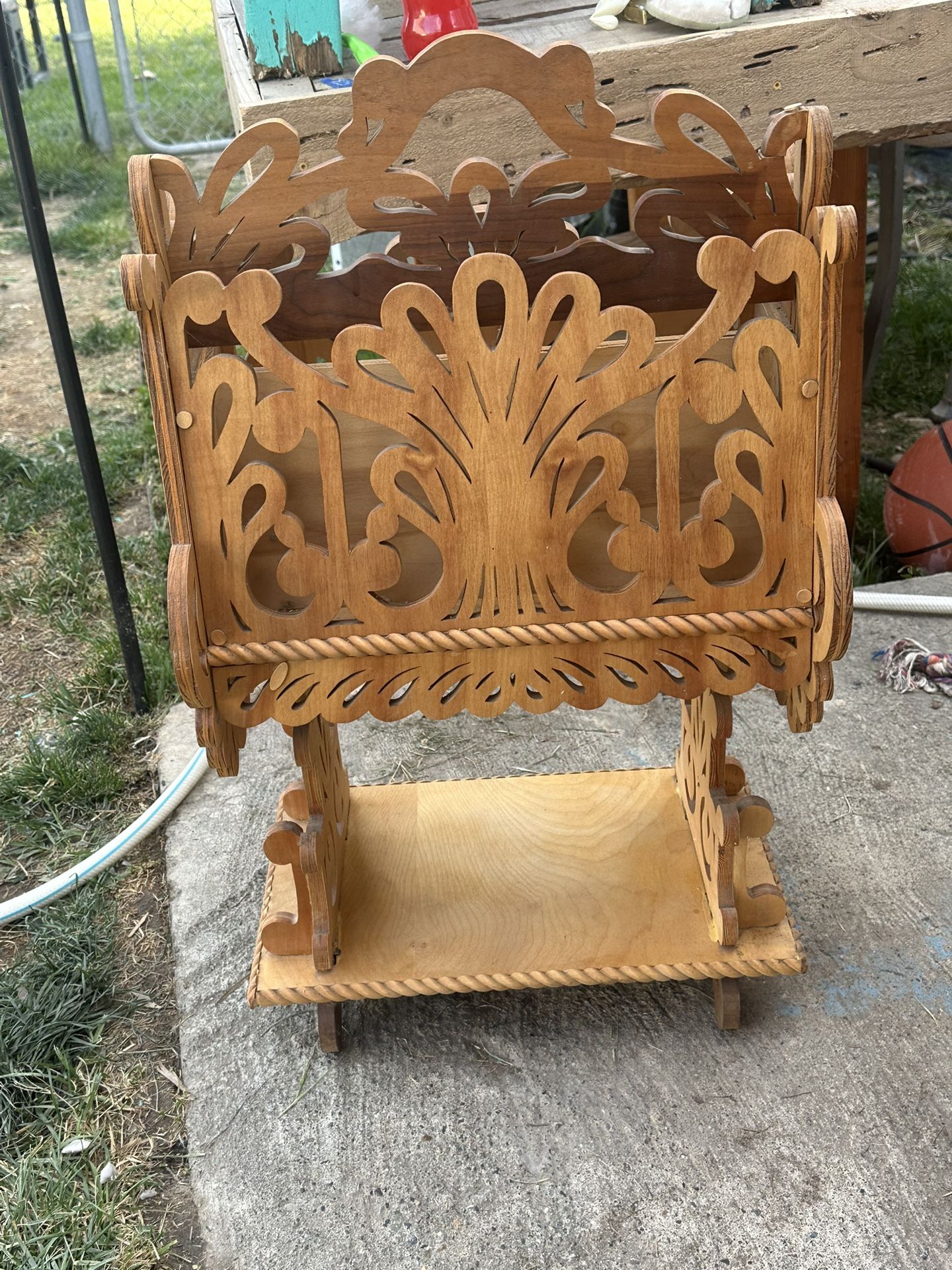 Handmade Magazine Rack