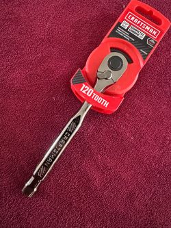 Craftsman CMMT82010 1/4" 120 Tooth Quick-Release Standard Ratchet -    Fe9)