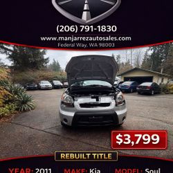 Kia Soul 2011 Rebuilt Title 