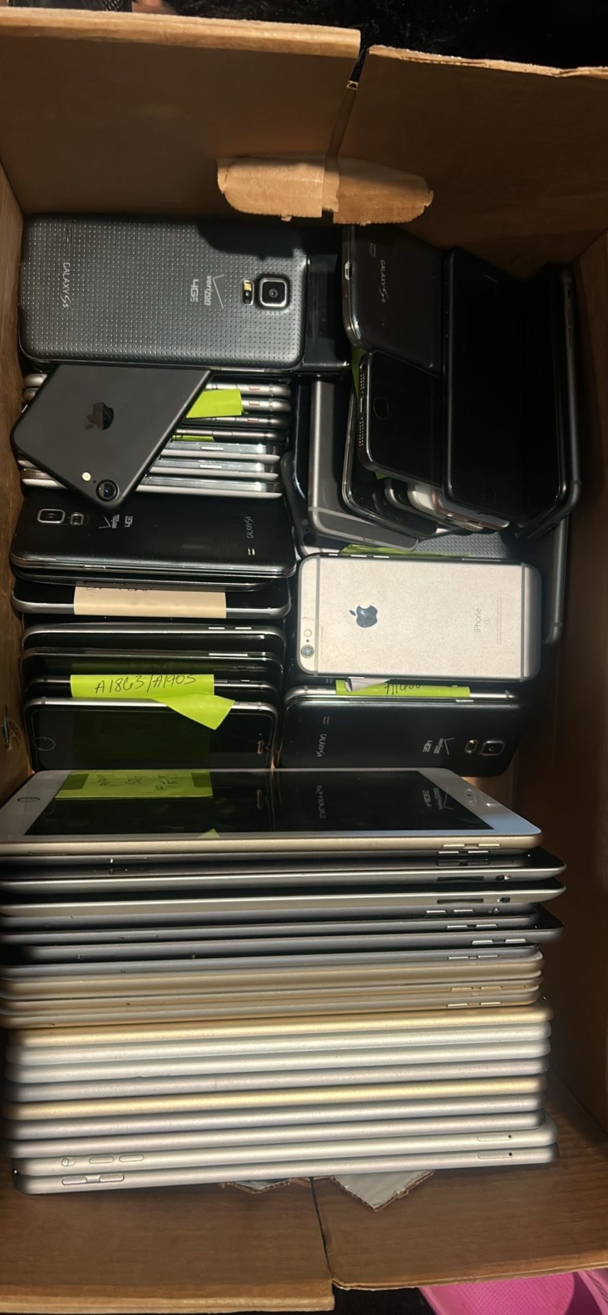 iPhones, Samsung, iPads