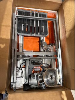 8 “ wet tile saw Ridgid