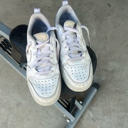 White Nike Shoes, Size 4y
