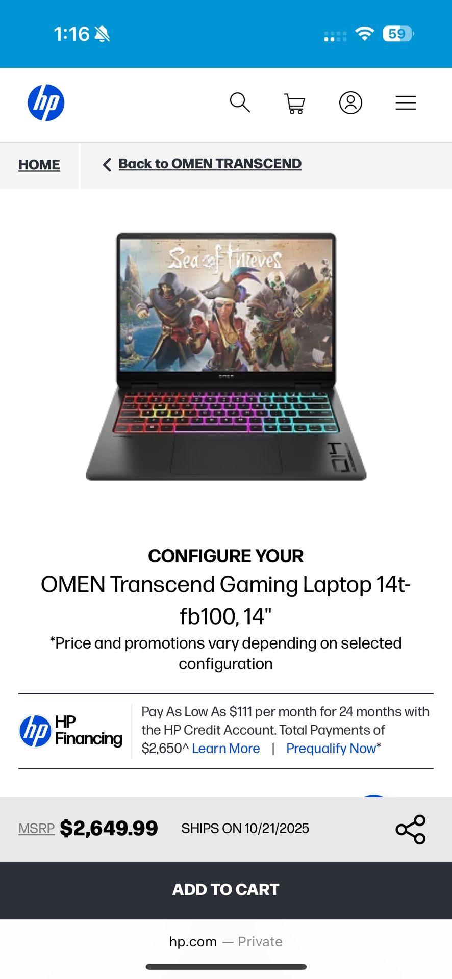 HP Omen 14