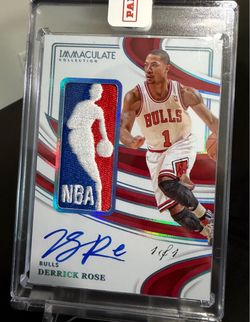 2023-24 Panini Immaculate Derrick Rose Logoman 1/1
