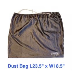 COACH Satin Large Dust Bag 