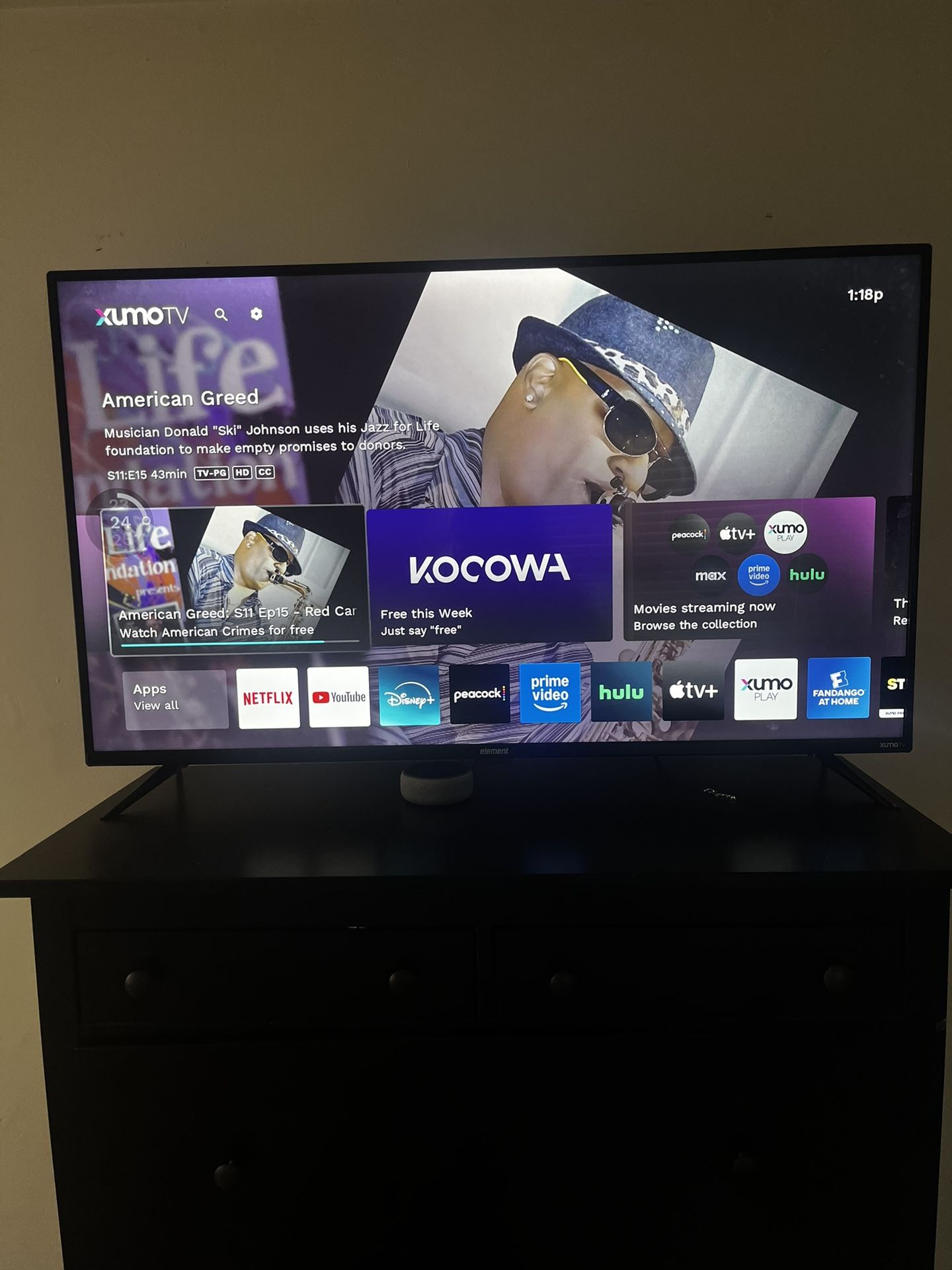 50” Element Smart TV