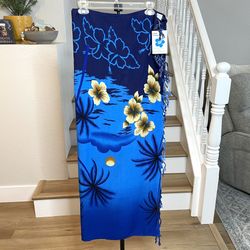 Long Sarong Hibiscus Collection Hawaii, Tina's Creation Inc, Beach Wrap - New OS