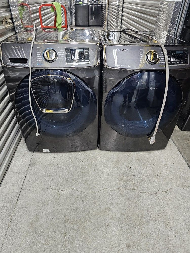Samsung Set Washer And Electric Dryer