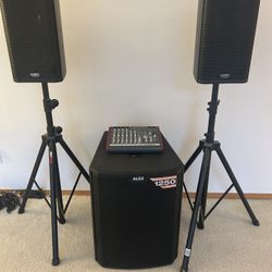 Professional Karaoke / PA System – QSC / Alto / Allen & Heath – Complete Setup